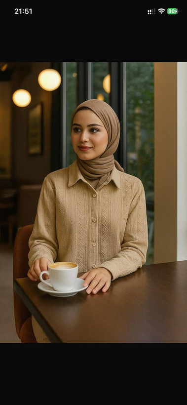 شومیز مراکشی یقه مردانه رنگی