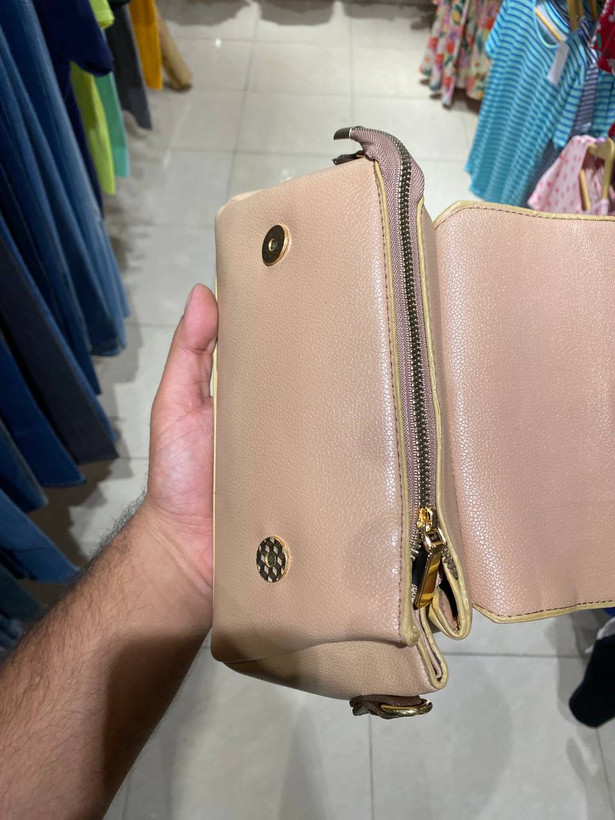 کیف متوسط زنانه دو رنگ برند RG