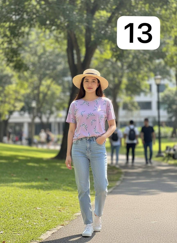 تیشرت پنبه ای طرحدار برند اچ اند ام