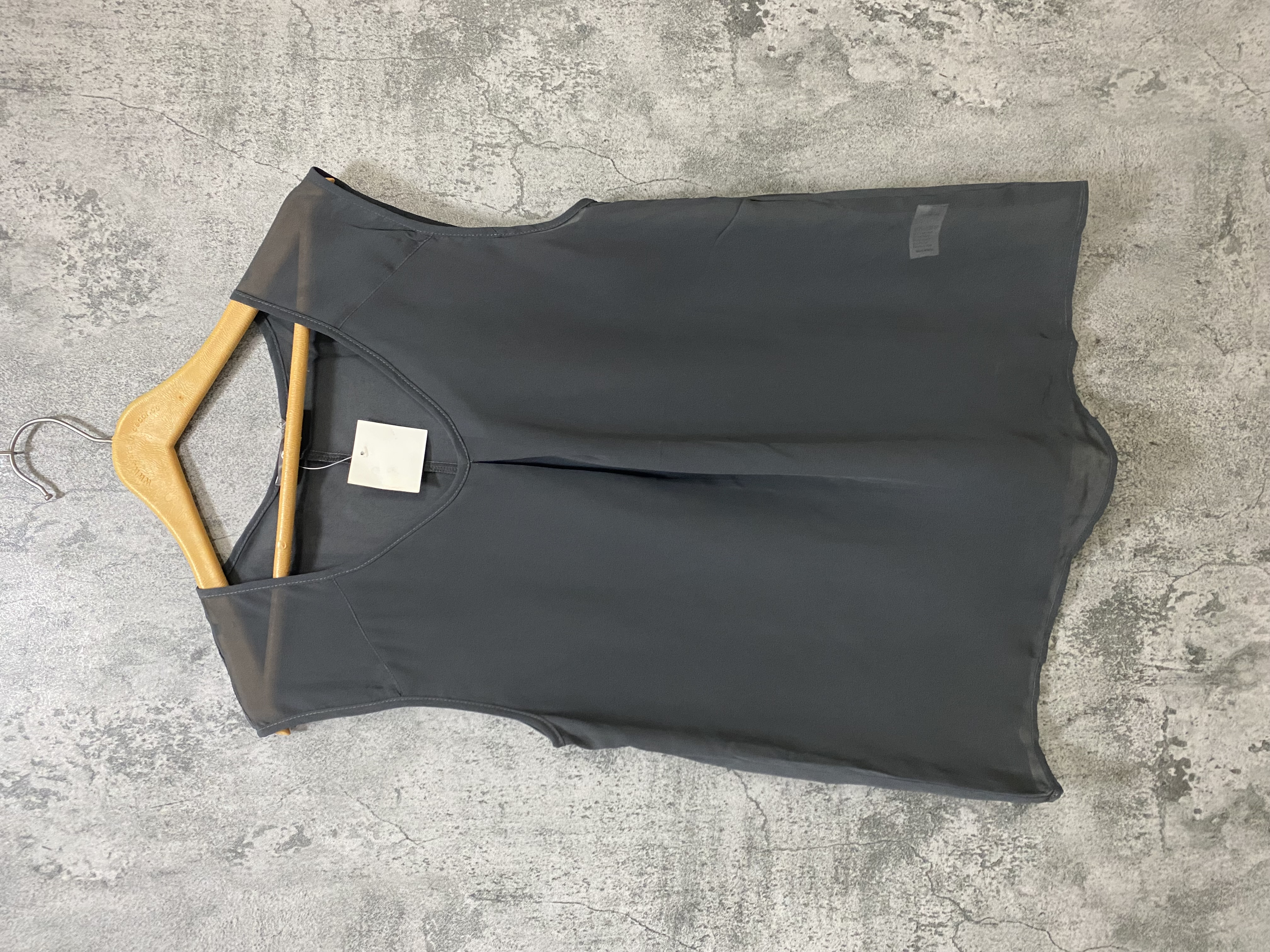 تاپ حریر زنانه طوسی، سایز S تا XL