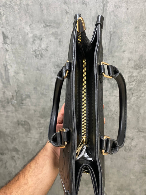 کیف دستی زنانه چرم مصنوعی طرح کوچ مربعی کد 936
