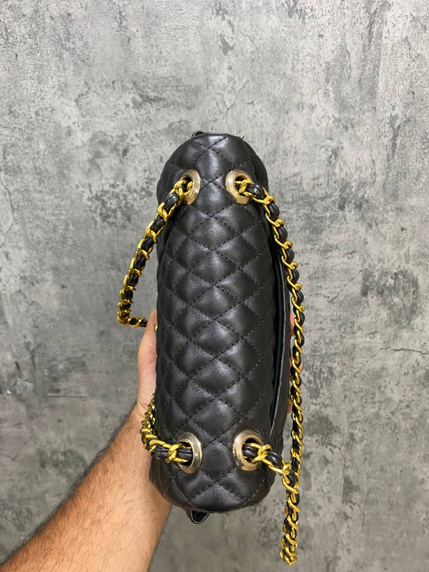 کیف دستی زنانه طرح شنل با بند زنجیری کد 1658