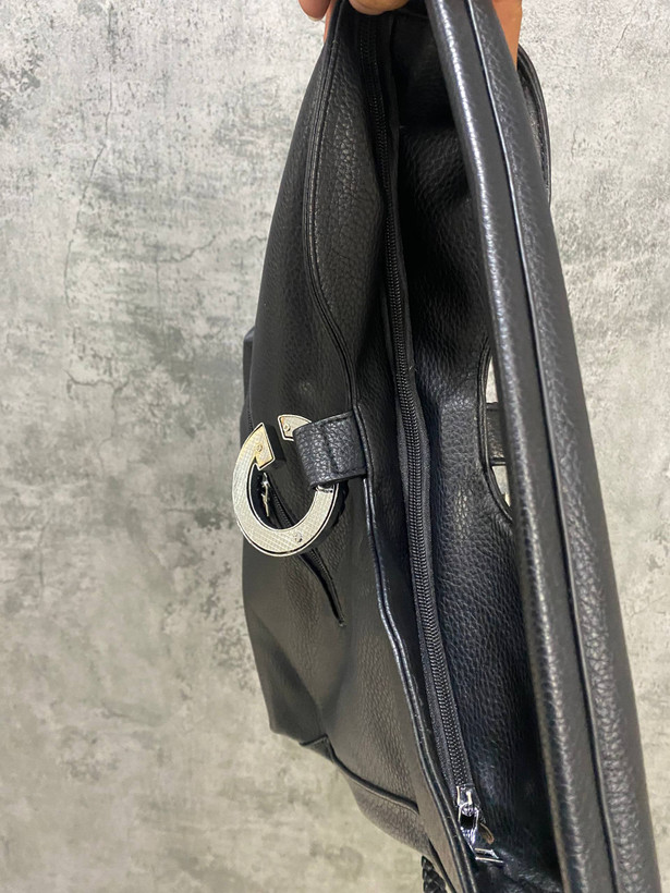 کیف دستی زنانه سایز بزرگ پارچهای با ترکیب چرم کد 2150