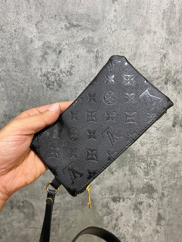 کیف دو تکه زنانه سایز بزرگ با کیف دستی ست طرح LV کد 1288