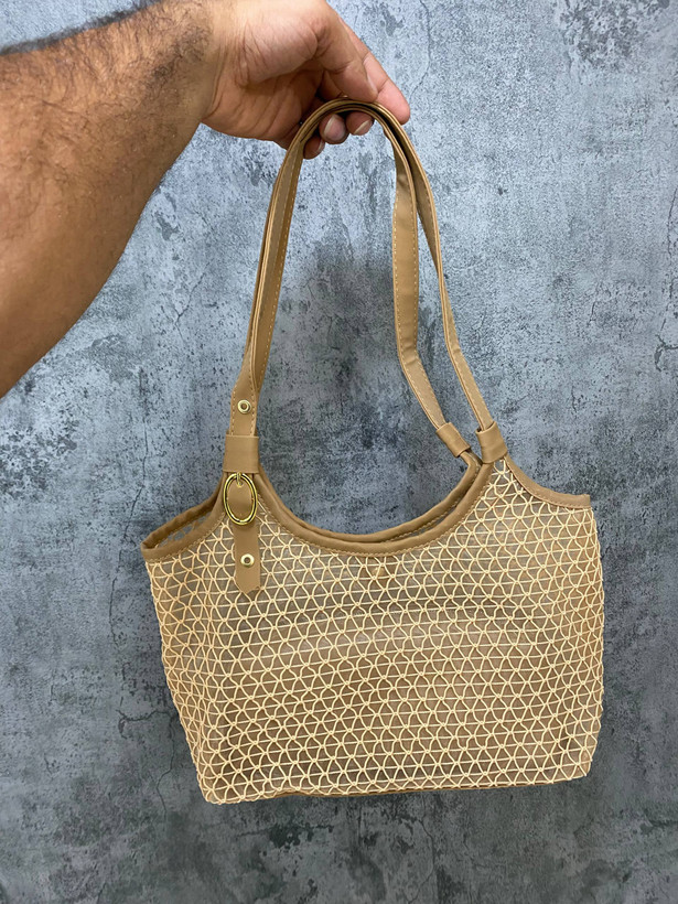 کیف دستی زنانه توری با کیف داخلی مجزا